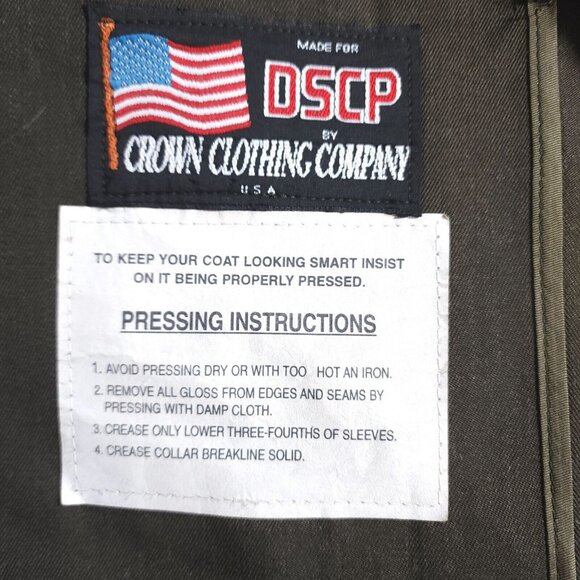 Crown Clothing USMC Corporal Alpha Green Service Jacket and Under Shirt 38R - Picture 11 of 16